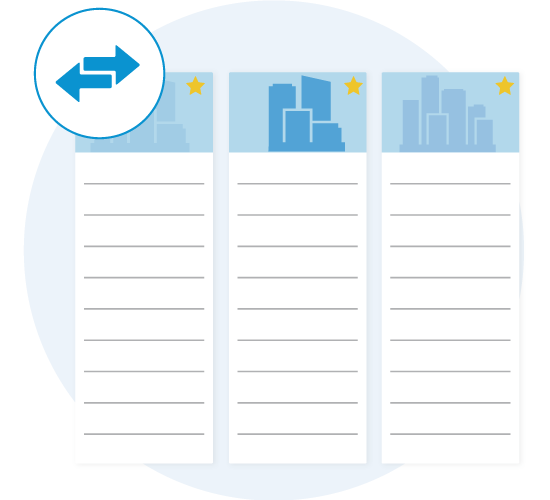 Sdílejte vybranou kancelář